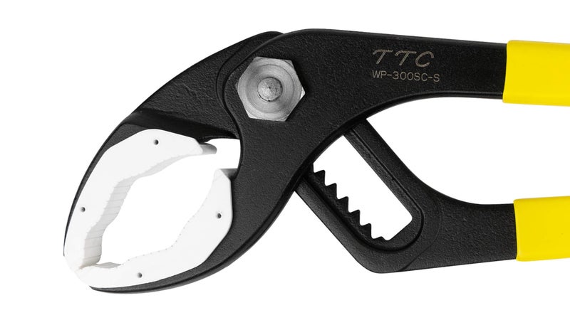 Tsunoda WP-300SC-S, Water Pump PLA-iers, Soft Resin Jaw Water Pump Pliers w/built-in-spring, 12-inch - Image 3